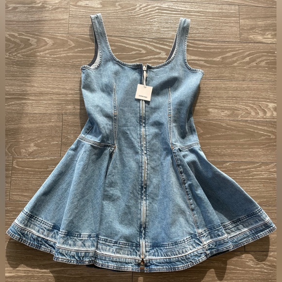 Denim Mini Dress - Picture 1 of 7